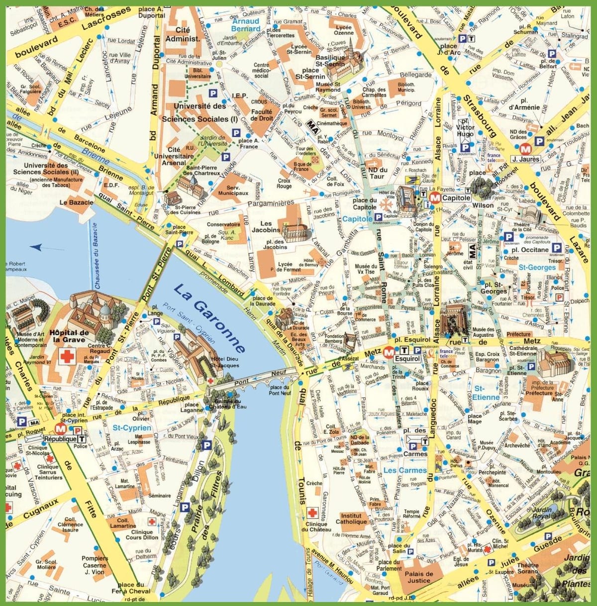 地図トゥールーズ